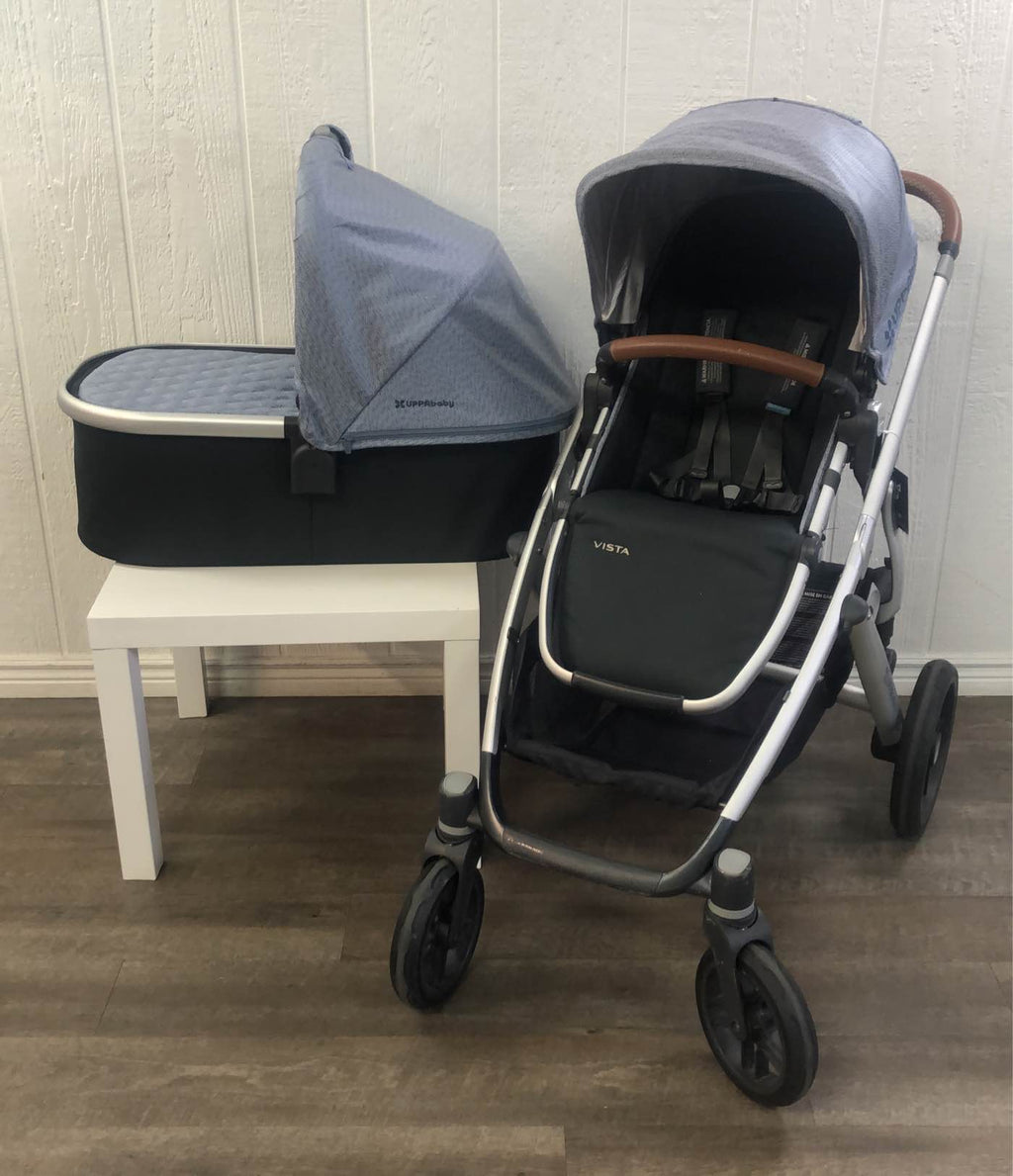 UPPAbaby VISTA Stroller, Gregory (Blue Melange), 2019