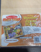 used Melissa & Doug 24-Piece Wooden Jigsaw Puzzle