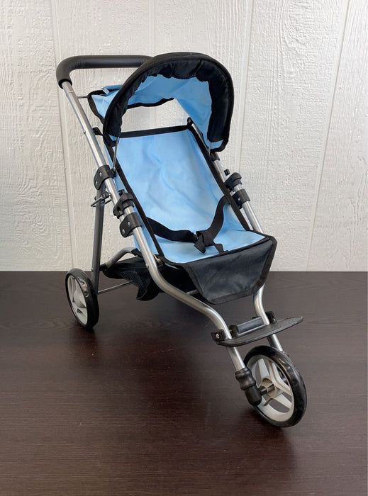 used Precious Toys Foldable Doll Jogger Stroller, Baby Blue