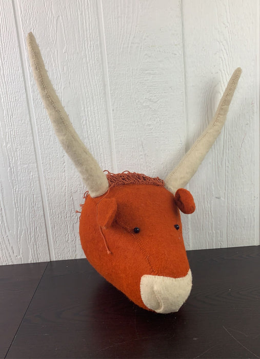 used Animal Head Wall Decor, Longhorn