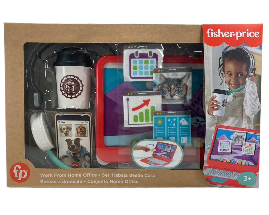 used Fisher Price Work From Home Office Playset