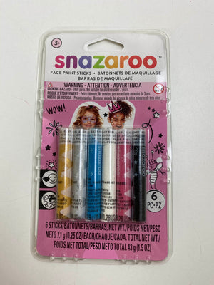 Snazaroo 1160603 Halloween Face Paint Sticks - Set of 6