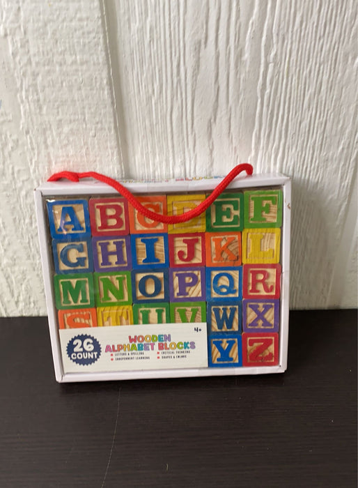 used Alphabet Blocks