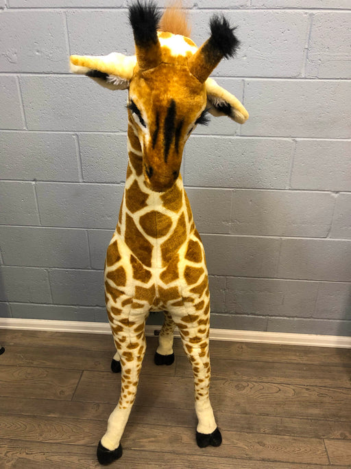 secondhand Melissa & Doug Giraffe Giant Stuffed Animal