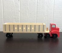 used Melissa & Doug Big Rig Building Truck Wooden Play Set