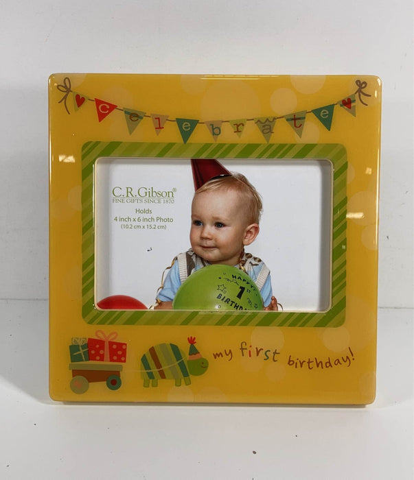 secondhand C.R. Gibson First Birthday Frame