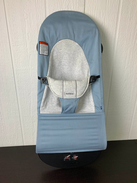 secondhand BabyBjorn Bouncer Bliss, Dove Blue  3D Jersey