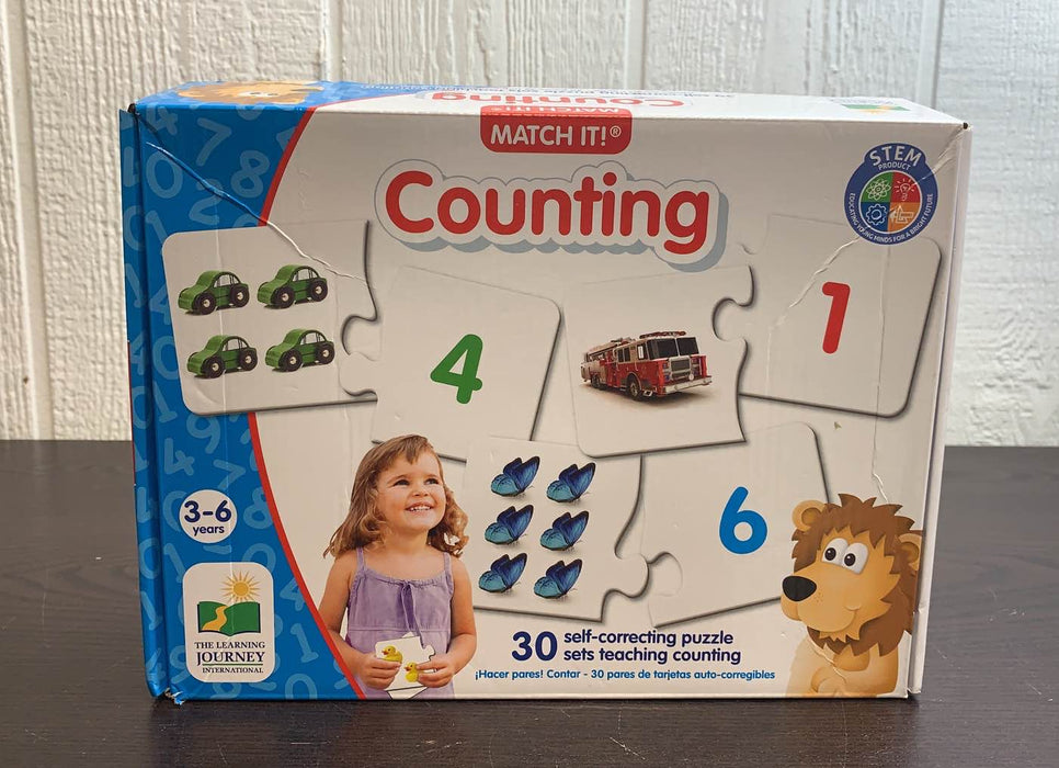 used The Learning Journey Match It! Counting Puzzle Cards