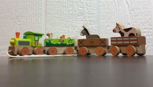 used Janod Roll Playing Train, Farm