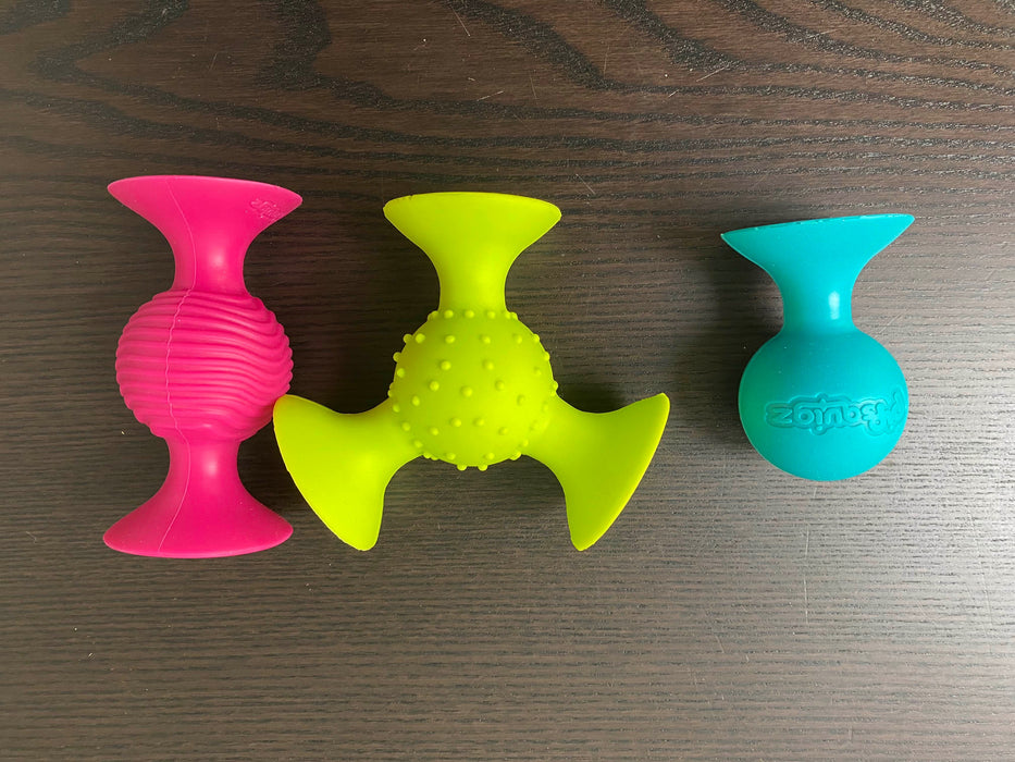 secondhand Fat Brain Toys PipSquigz Teething Toy