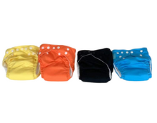 used Charlie Banana 6 One Size Reusable Cloth Diapers with Fleece