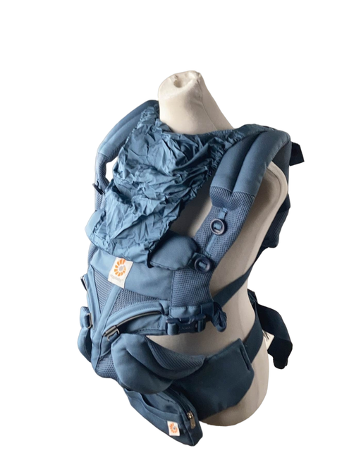 used Ergobaby 360 All Positions Cool Air Mesh Baby Carrier, Oxford Blue