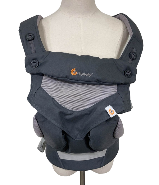 used Ergobaby 360 All Positions Cool Air Mesh Baby Carrier, Carbon Grey