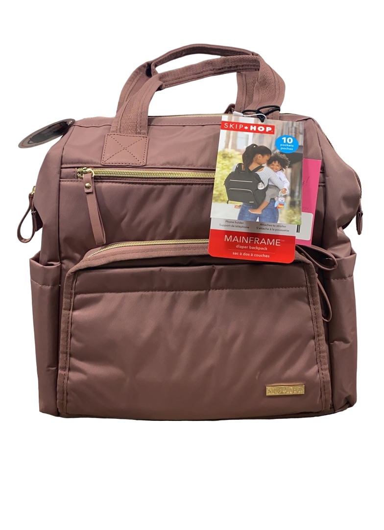Skip Hop MainFrame Diaper Backpack, Dusty Rose - Main Image