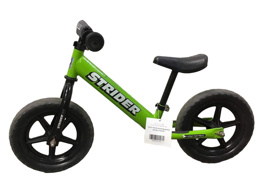 used Strider Balance Bike 12 Sport, Green