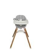 Shop Lalo High Chair with Infant Kit, Coconut, Grey, Natural Wood at GoodBuy Gear