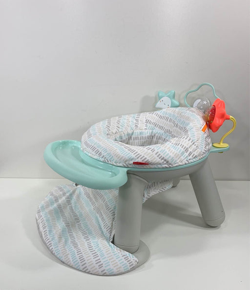 used Skip Hop 2-in-1 Sit-up Activity Baby Chair, Silver Cloud Lining