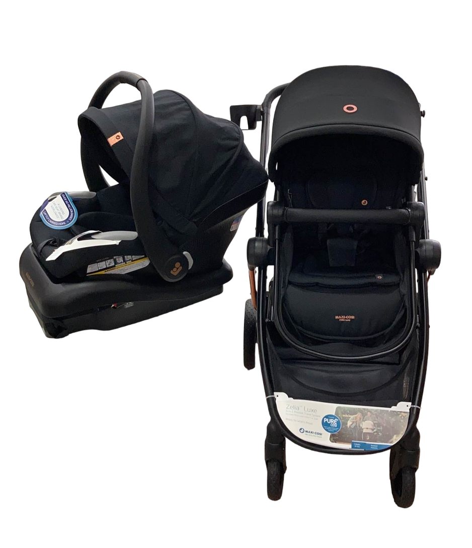 maxi cosi dark ember Maxi-Cosi Zelia2 Luxe Travel System, 2023, Dark Ember