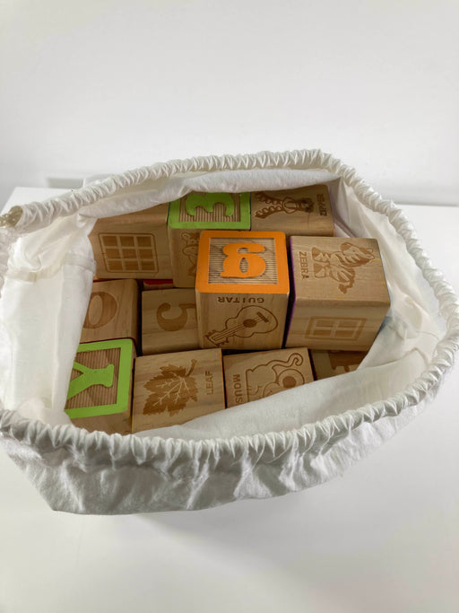 used Wood Alphabet Blocks