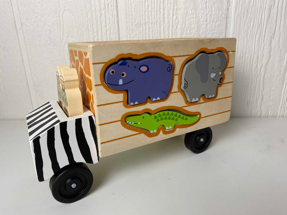 used Melissa & Doug Safari Animal Rescue Truck