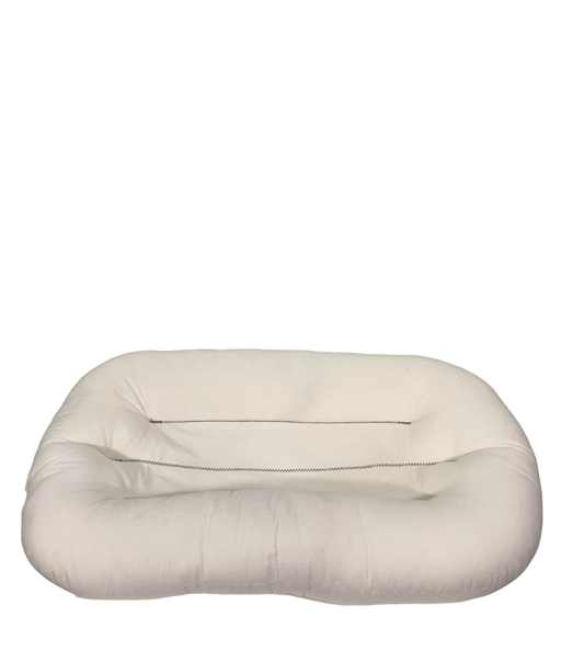 secondhand Snuggle Me Organic Sensory Infant Lounger with Cover, Natural