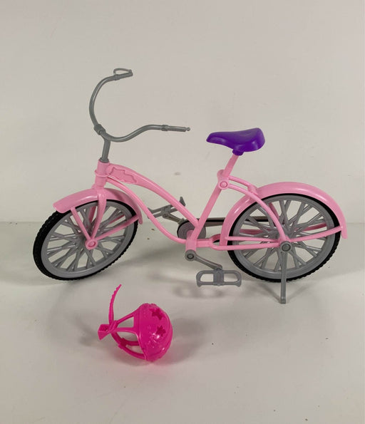 used Mattel Barbie Bicycle, with Helmet