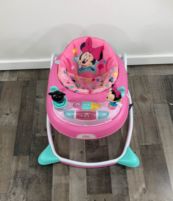 used Bright Starts Disney Baby Minnie Mouse Baby Walker With Activity Station