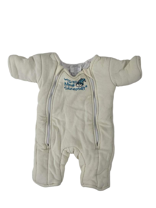 used Baby Merlin's Magic Sleepsuit, Small 3-6 Months, Cotton, Cream