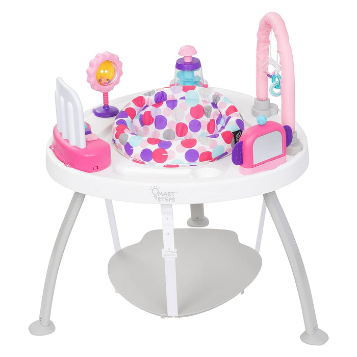 used Baby Trend Smart Steps 3-in-1 Bounce ‘N Play Activity Center Plus, Princess Pink