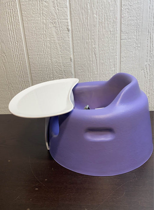 secondhand Bumbo Floor Seat With Play Tray, Grape