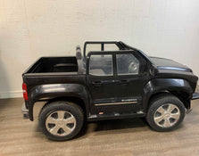 used Rollplay Chevy Silverado 12-Volt Battery Ride-On Vehicle, Black