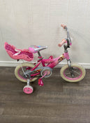 secondhand Huffy Disney Princess Girls' 12" Bike with Doll Carrier