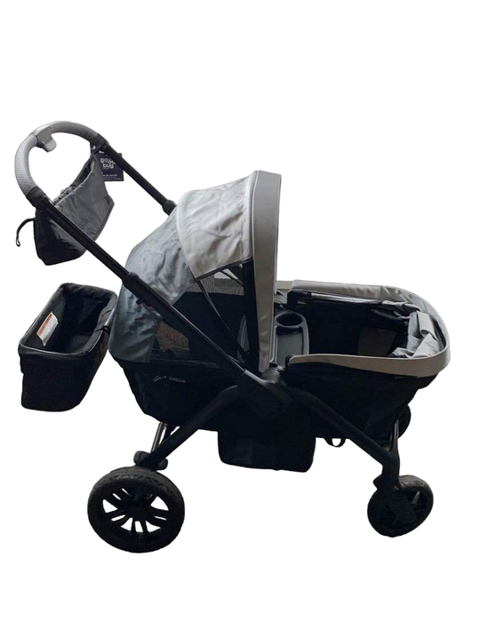 used Monbebe Everyday Outings Wagon Stroller, 2023, Cobblestone Gray