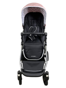 secondhand Mockingbird Single to Double Stroller, 2023, Silver with Black Leather, Windowpane, Bloom