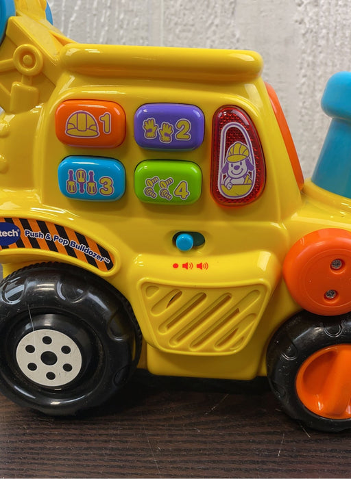 secondhand VTech Pop-A-Balls Push And Pop Bulldozer