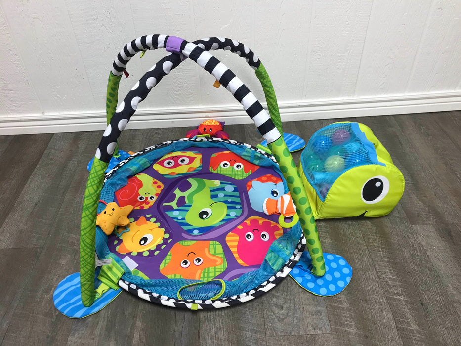 used Infantino Grow-with-me Activity Gym and Ball Pit