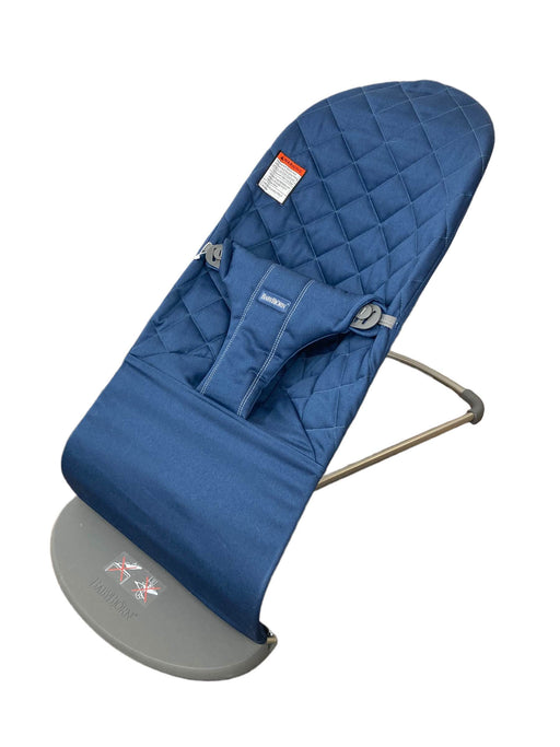 used BabyBjorn Bouncer Balance, Navy, Light Gray Frame