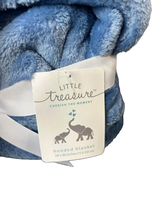 secondhand Little Treasure Plush Hooded Blanket, Elephant