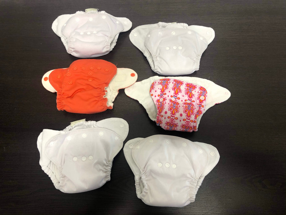used BUNDLE Cloth Diapers, Newborn All-in-1