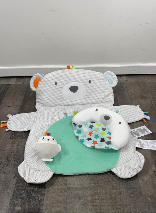 secondhand Bright Starts Tummy Time Prop & Play Mat, Polar Bear