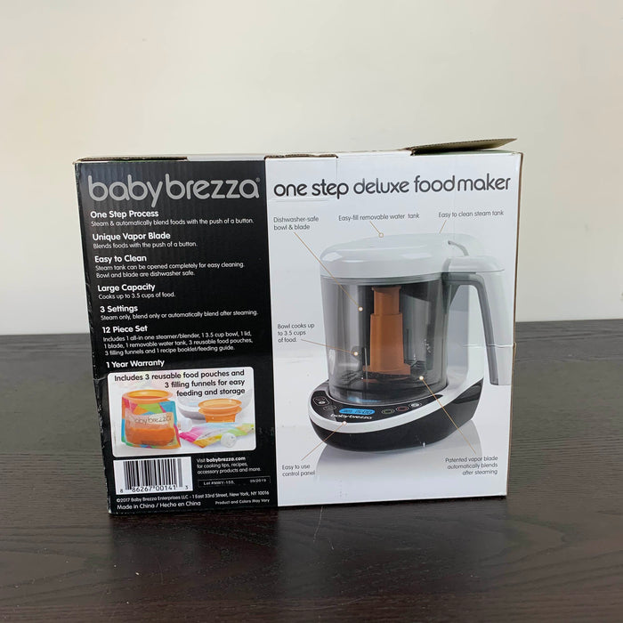 secondhand Baby Brezza One Step Food Maker Deluxe