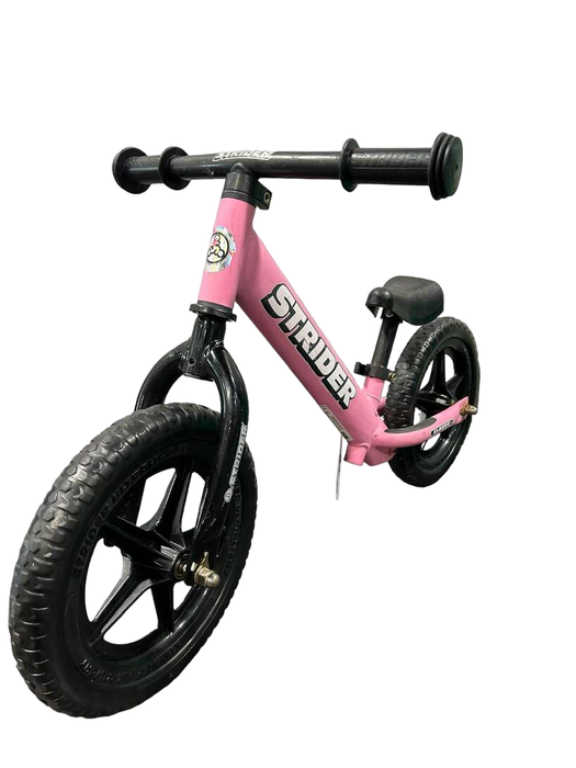 secondhand Strider Balance Bike 12” Classic, Pink