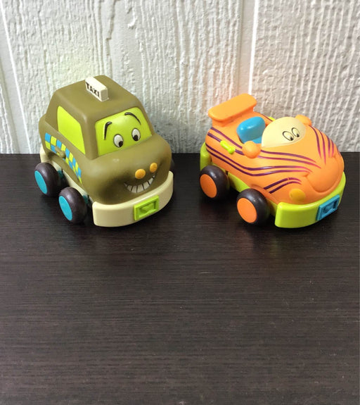 secondhand B. toys Pull Back Toddler Cars Wheeee-ls!