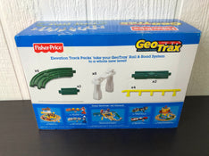 secondhand Fisher Price GeoTrax Elevation Track Pack, Flats