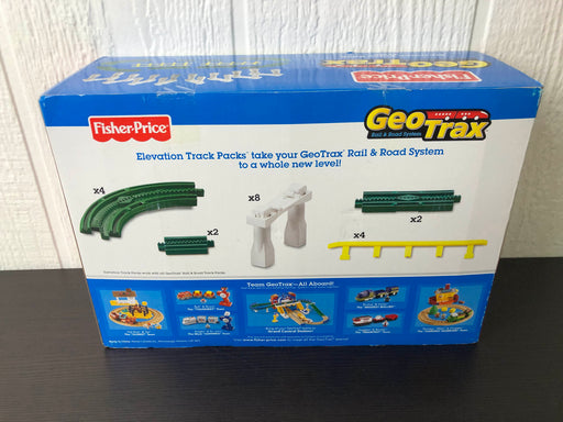 secondhand Fisher Price GeoTrax Elevation Track Pack, Flats