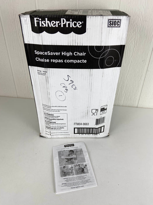 secondhand Fisher Price Space Saver High Chair