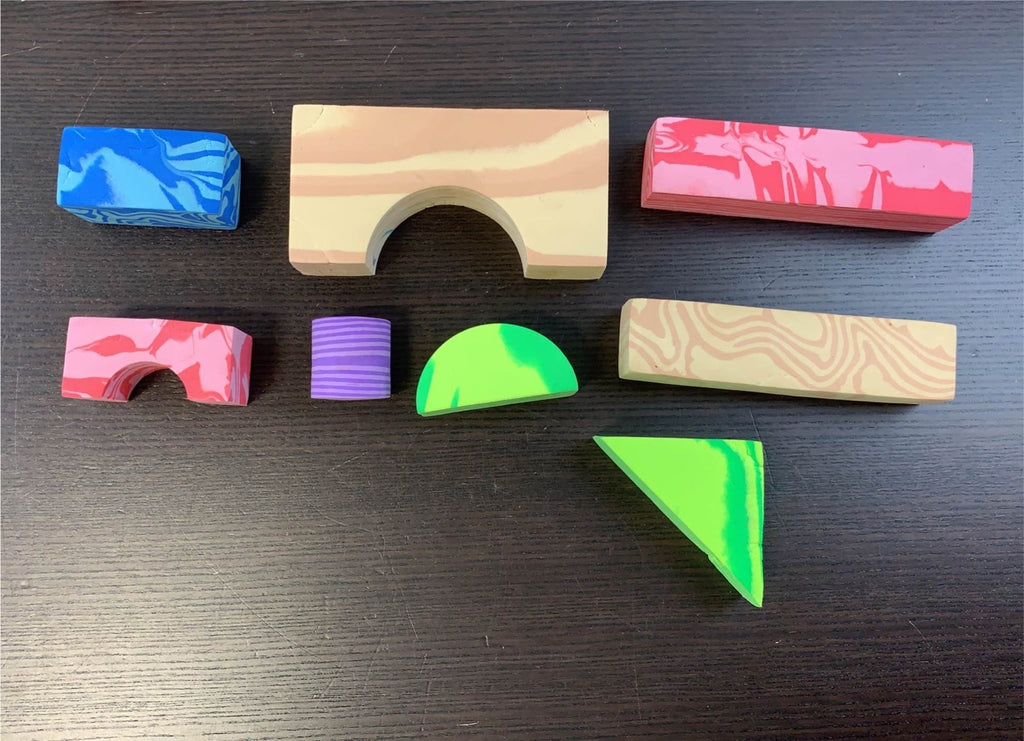 Verdes Textured Foam Blocks