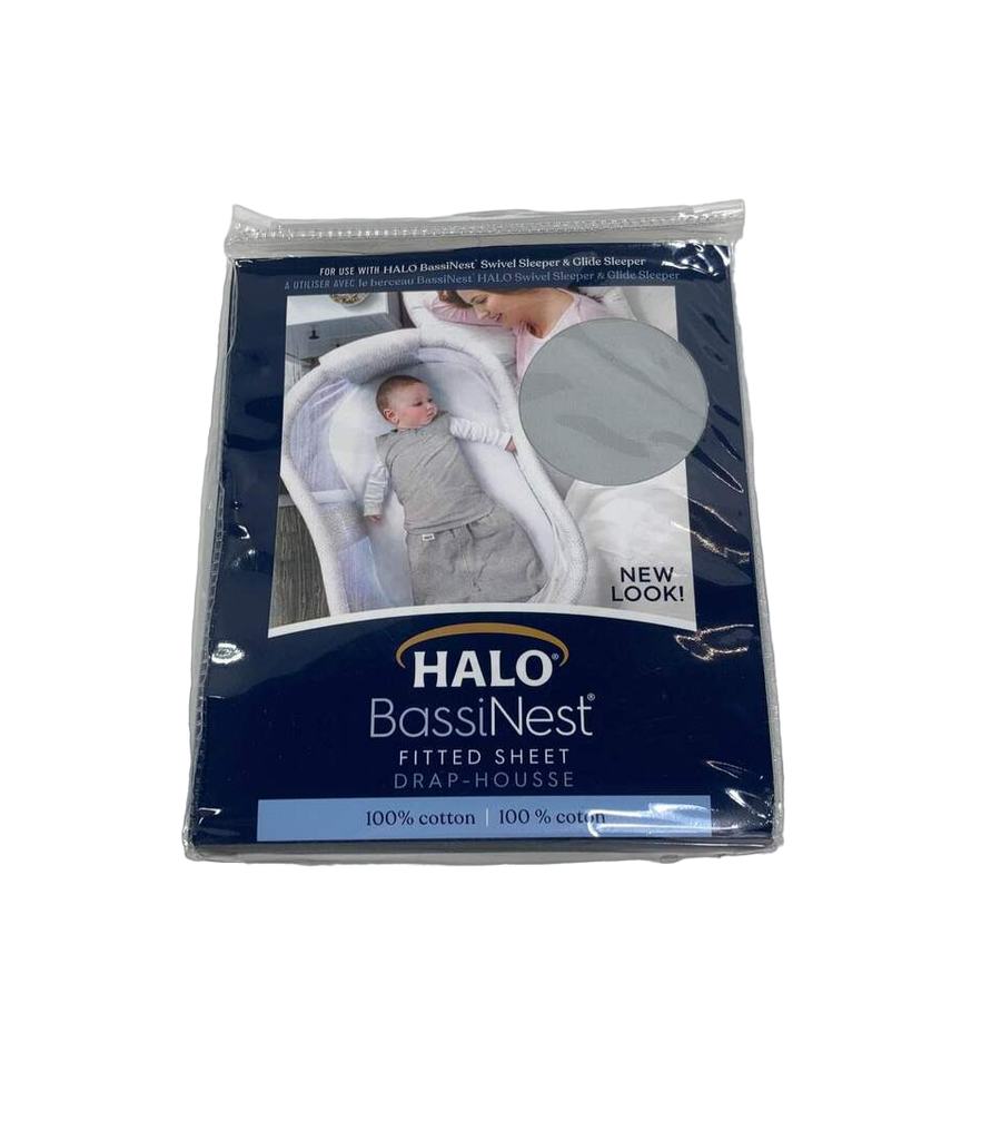 Halo BassiNest Sleeper Fitted Sheet, Gray