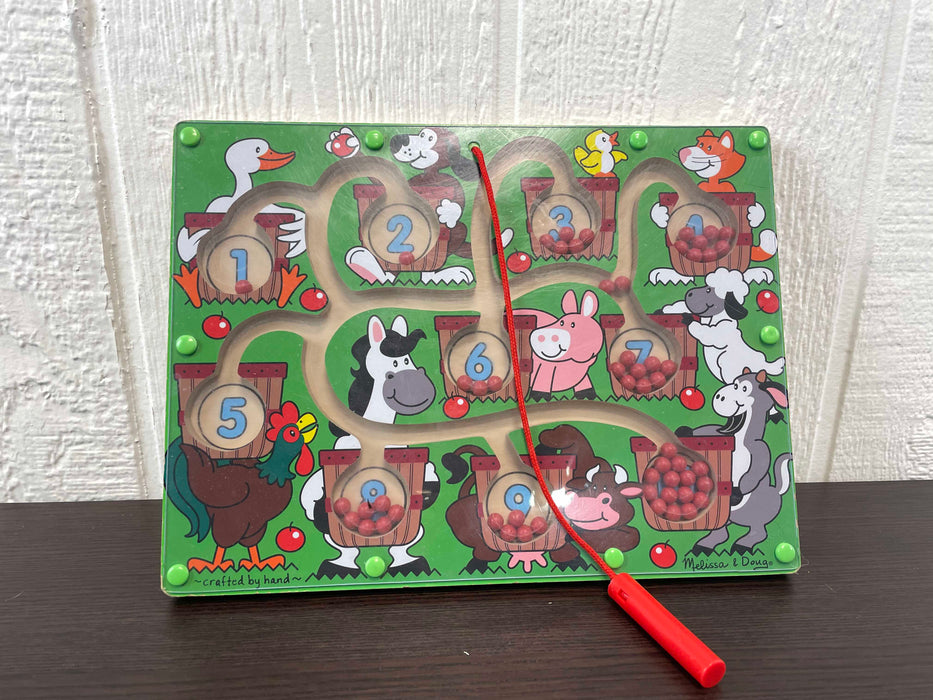 used Melissa & Doug Magnetic Wand Number Maze