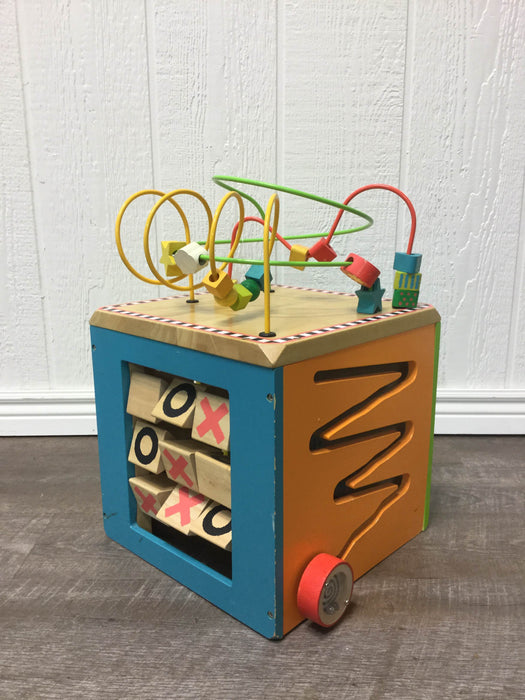 used Battat Wooden Activity Cube